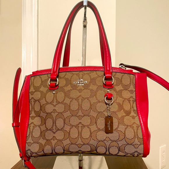 Coach Handbags - Coach Stanton Carryall Signature Jacquard - Like New